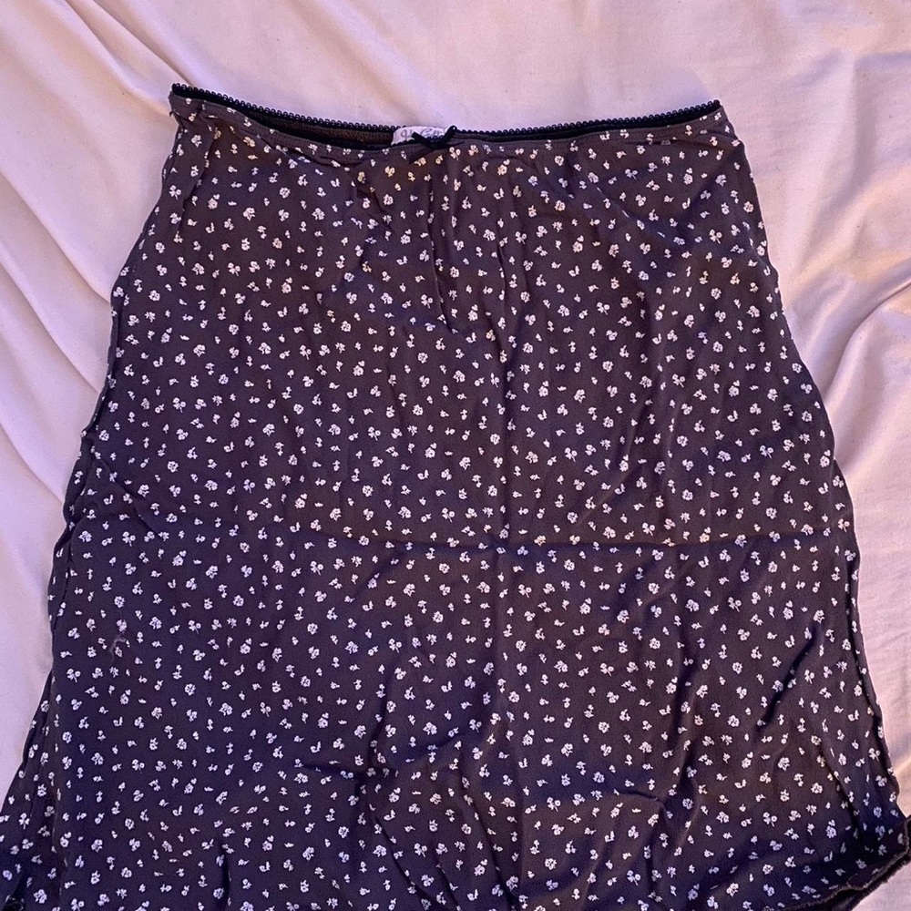 Brandy Melville floral midi skirt